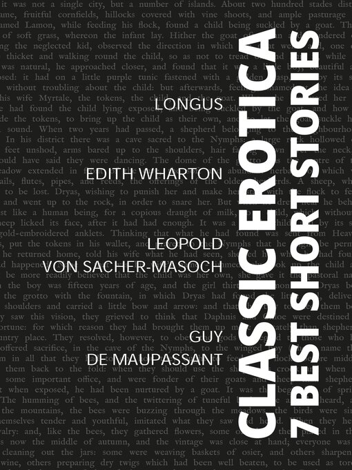 Title details for 7 best short stories--Classic Erotica by Edith Wharton - Wait list